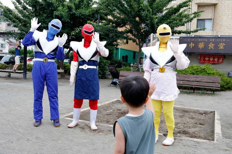 汽車ぽっぽ公園では子供たちも集まってきた！