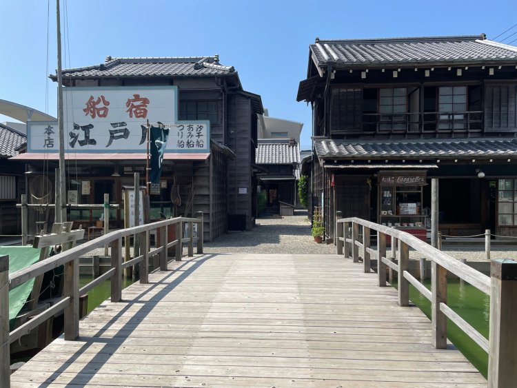 屋外展示場「浦安のまち」。