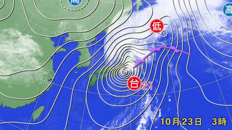 潮位が高くなる秋、海への影響が大きくなるリスクが高い（画像＝ウェザーマップ）。