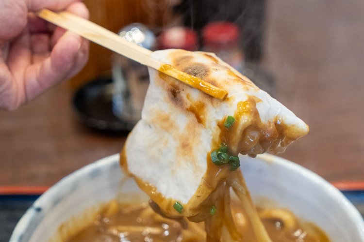 食べ応えのある大きな餅！