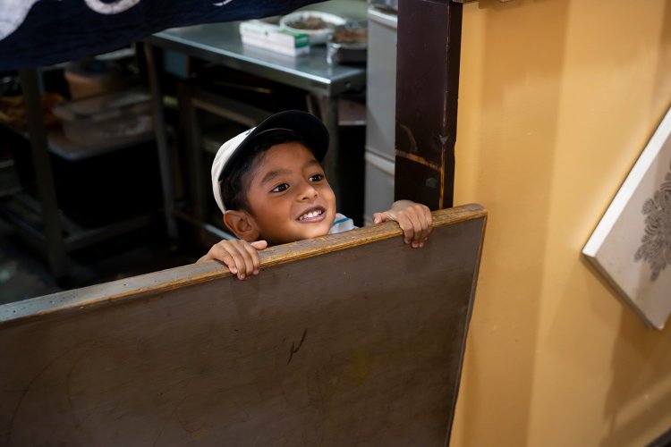 まだまだ甘えん坊の長男くん。