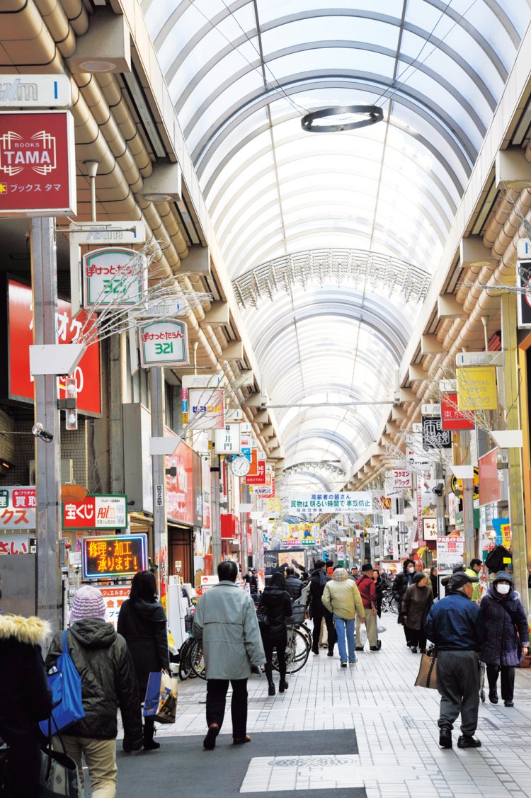武蔵小山商店街パルムのにぎわい。