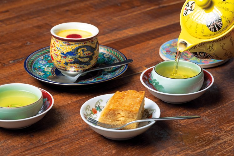 マンゴープリンのやわらかさと甘さが絶妙。