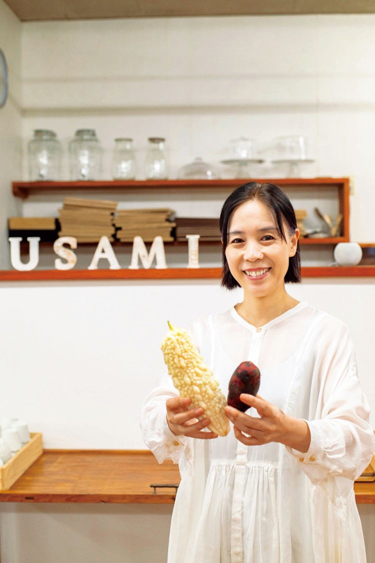 「臼杵の野菜はえぐみがなく、やさしい味です」と店主の宇佐美友香さん。