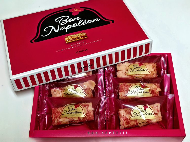 ボン・ナポレオン 6個入り1350円。