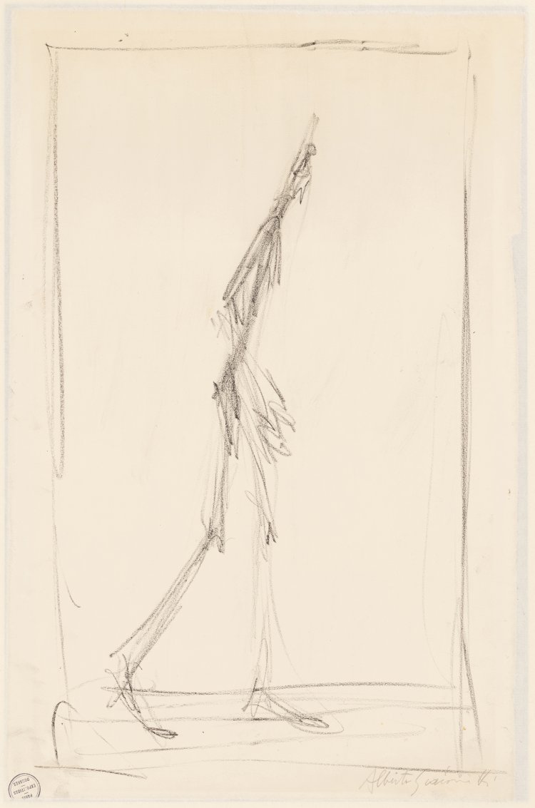 アルベルト・ジャコメッティ《歩く人》石橋財団 『アーティゾン美術館』蔵。