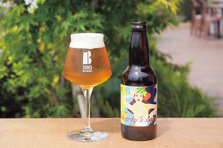 Liberty’s smile　L（430ml）950円、瓶600円。