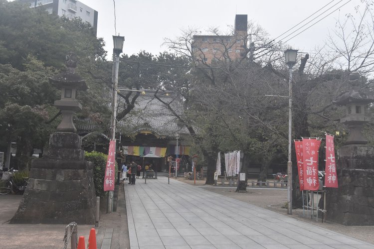 桜の名所としても知られる蓮馨寺。