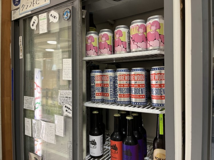 現在も店頭でクラフトビールを販売している。