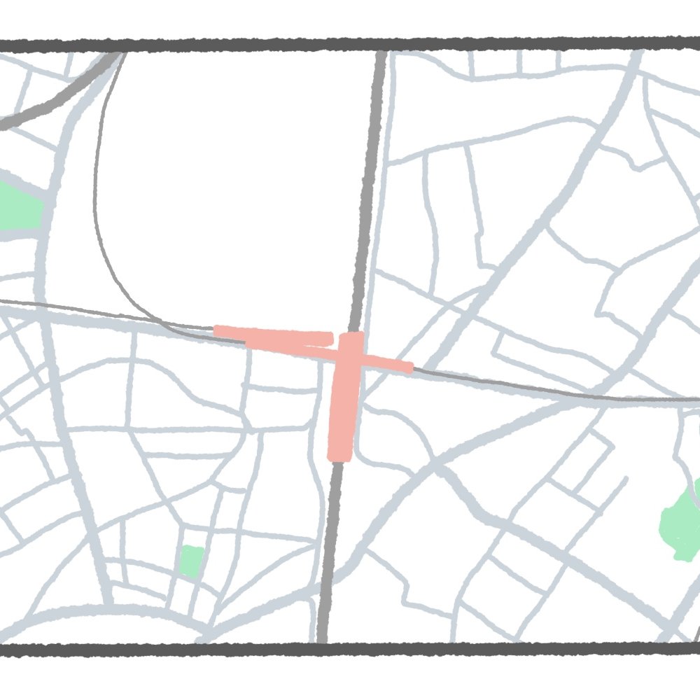 【東京地図クイズ】ここは何駅？ 鉄道のヒントに注目したい京浜東北線の駅