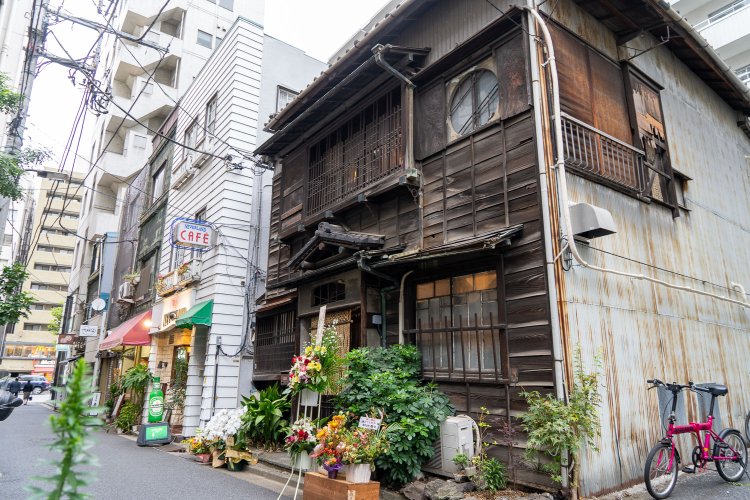 同じ路地には、老舗の江戸前寿司店や和菓子店も並ぶ。