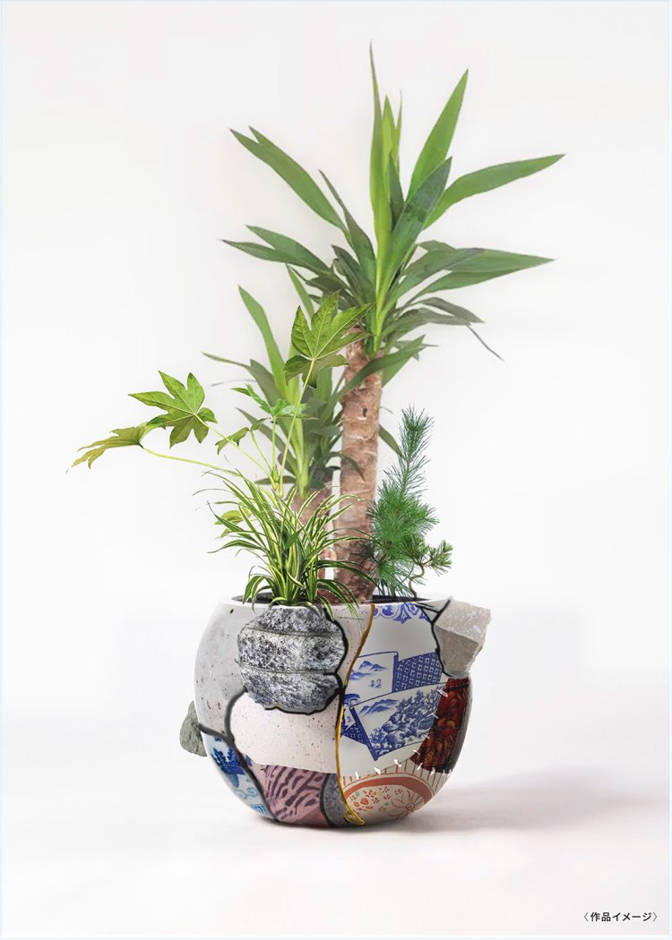 ミルク倉庫ザココナッツ萬葉草奔（Plantation）シリーズ構想イメージ〔CG〕。