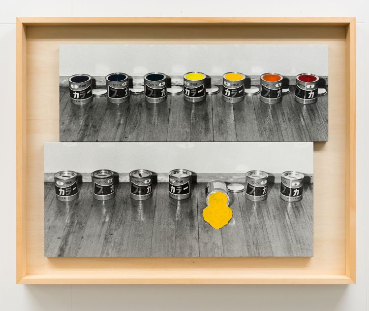 若江漢字《絵ノ具-72-V》1972年。