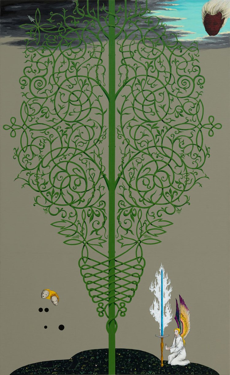 若江漢字《楽園追放》2010年。