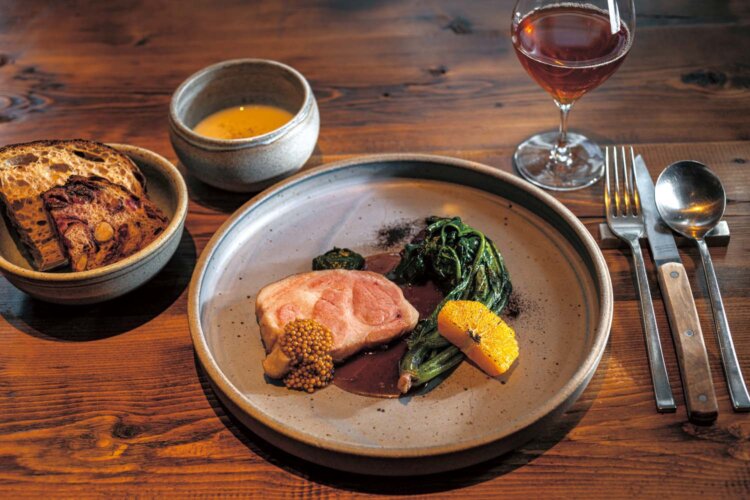 『Bistro yen』のランチコース4400円より。カジュアルなランチを。