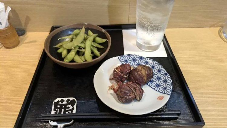 枝豆と渋皮栗。