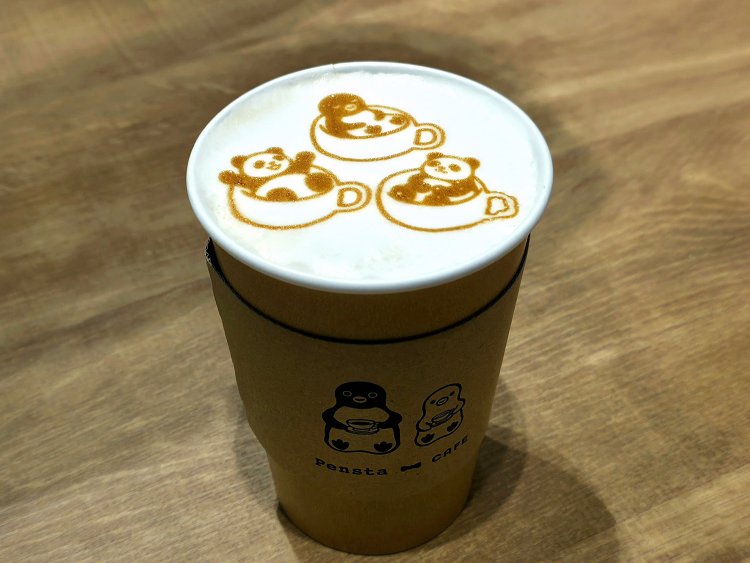 Suicaのペンギン ふわふわミルクのカフェラテ。