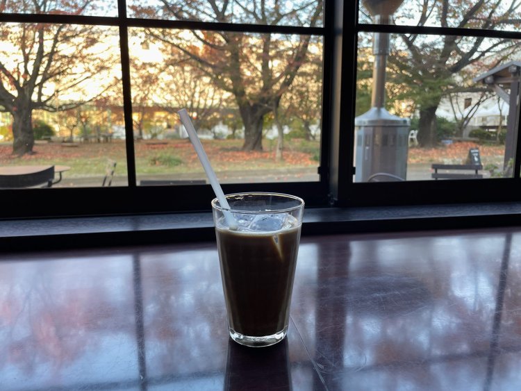 ほうじ茶ラテ。