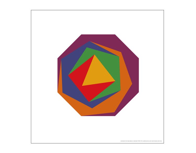 マックス・ビル「ひとつのテーマに対する15のヴァリエーション」（1935–1938年制作）。