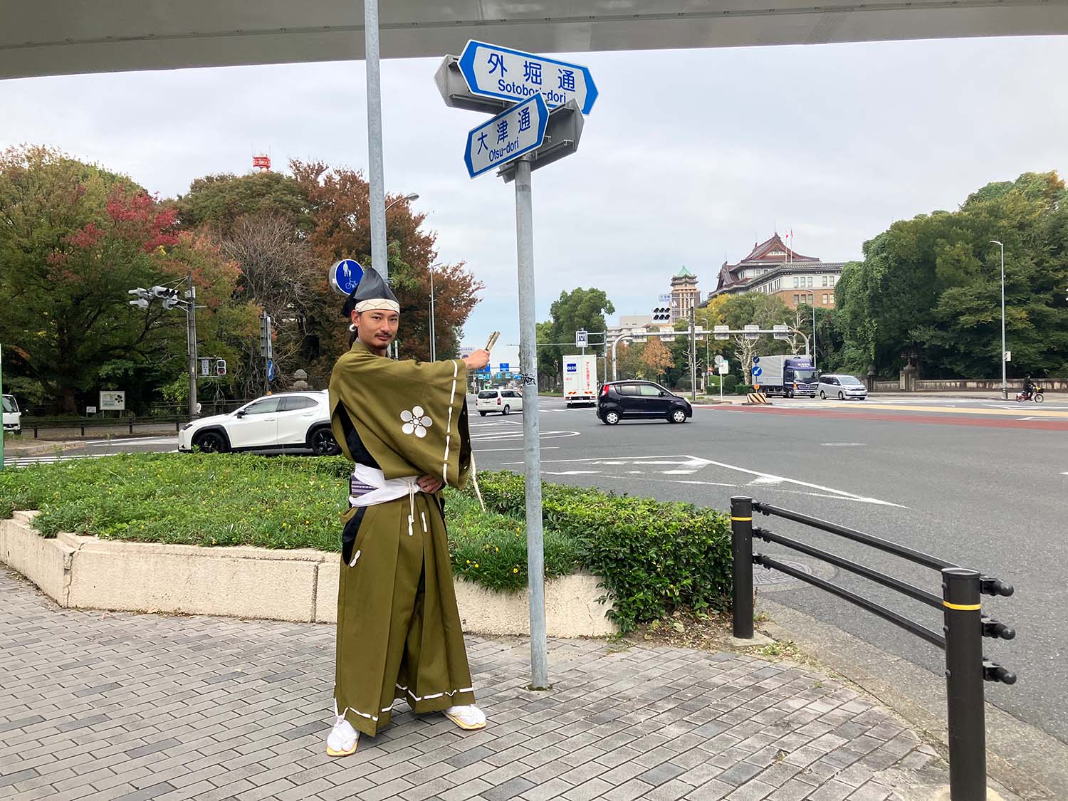 外堀通り名古屋城下町