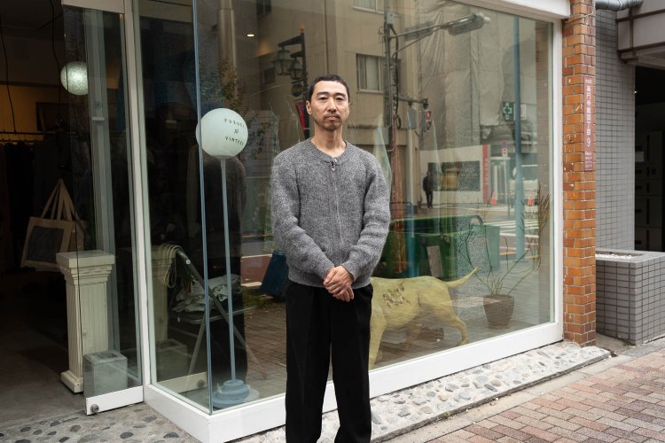 オーナーの新保泰治（しんぼたいじ）さん。