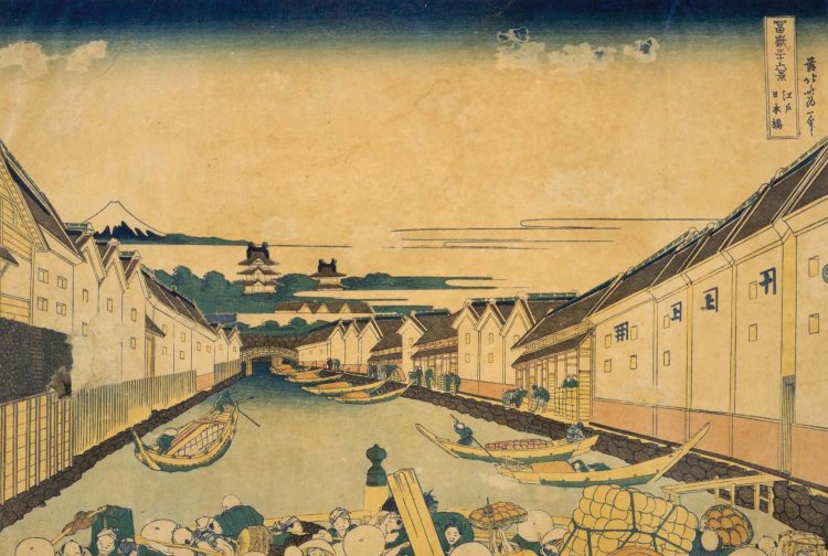 前北斎為一『冨嶽三十六景』。