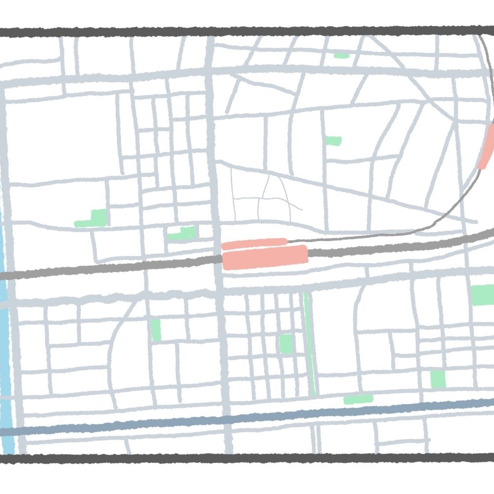 【東京地図クイズ】ここは何駅？ 水路がポイントなJR総武線の駅