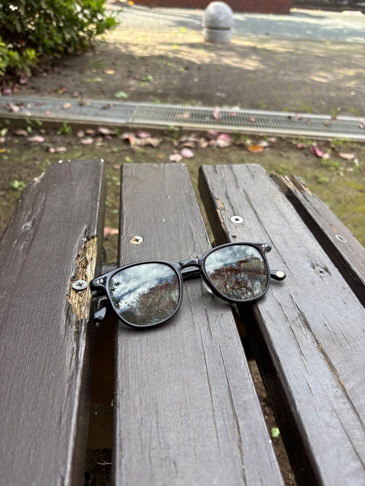 散歩の途中、ベンチでサングラスを外して休憩をとる時だけ、私は等身大の私へと戻る。