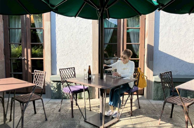 カフェもすてき。