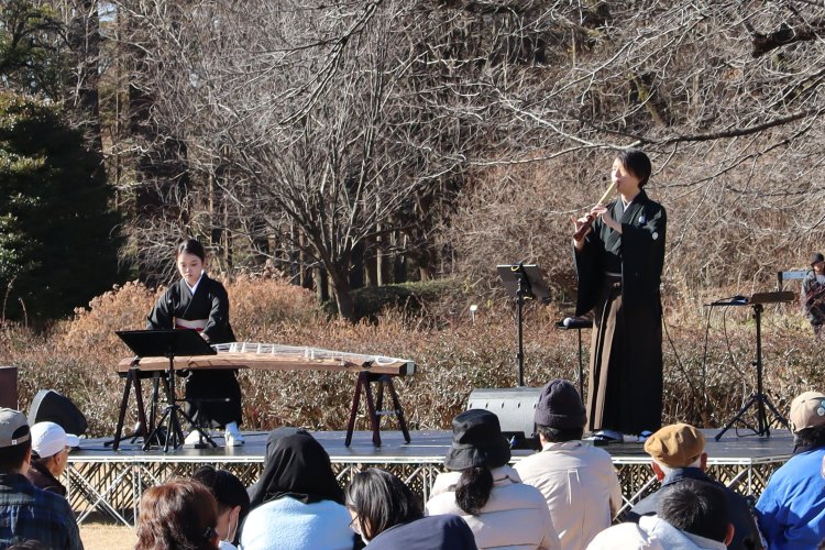 尺八や箏の音が響く、新春コンサート（写真は過去開催時のもの）。