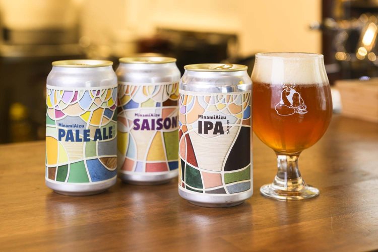 南会津IPA750円。店主母の故郷・福島県会津のクラフトビール。