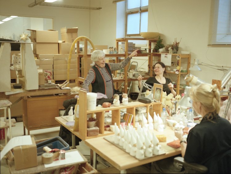 工房「ケラミック・スタジオ」の様子 撮影＝木寺紀雄。