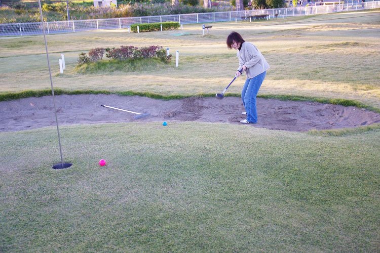 起伏やバンカーもあって楽しい！