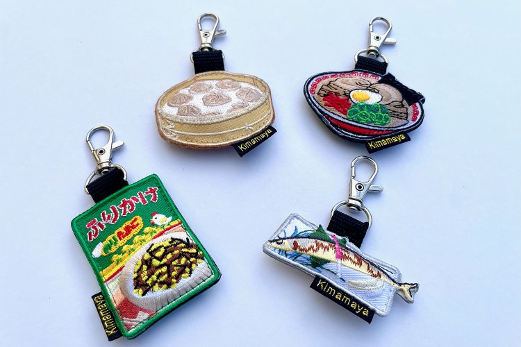 左上から時計回りに「点心」「ラーメン」「秋刀魚塩焼き」「ふりかけ」。