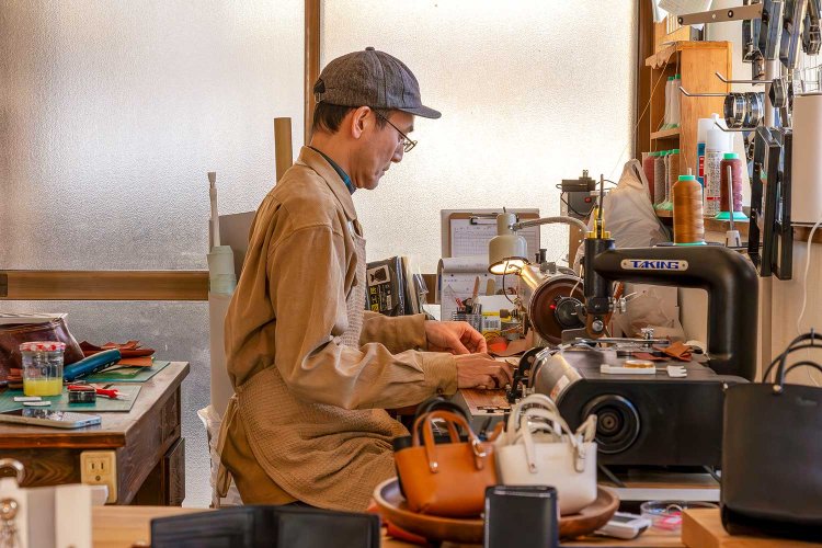 『なかやまBASE』の一角が工房兼店舗。