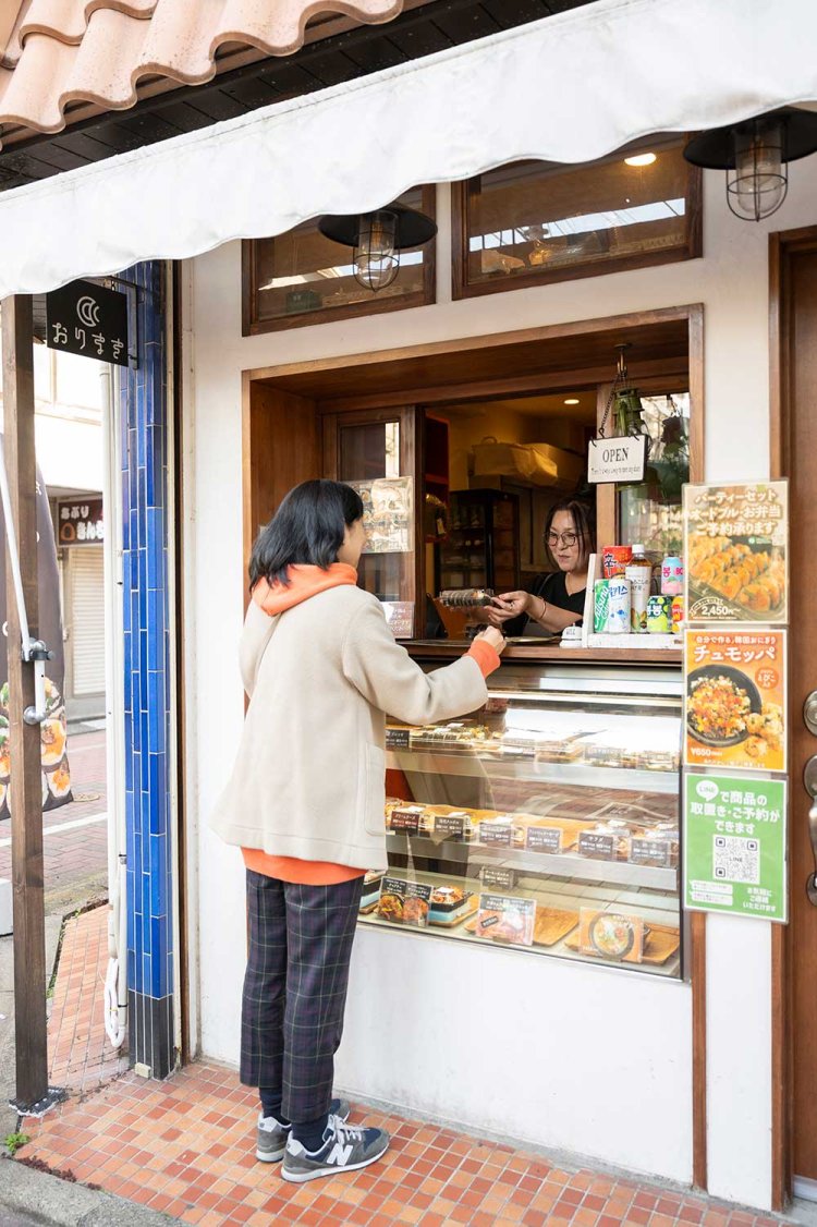 「ハーフサイズもおすすめですよ」。