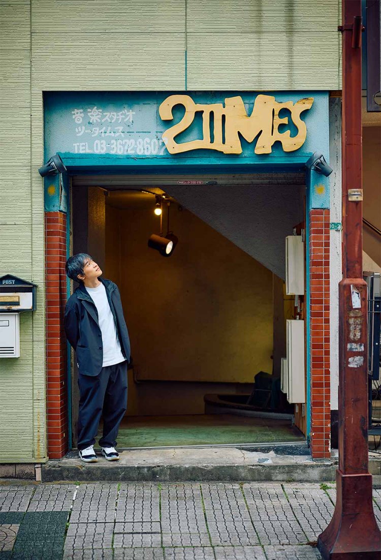 思い出深いスタジオ「SOUND STUDIO M2nd」の跡地にできた『Studio 2Times』前でパシャリ。