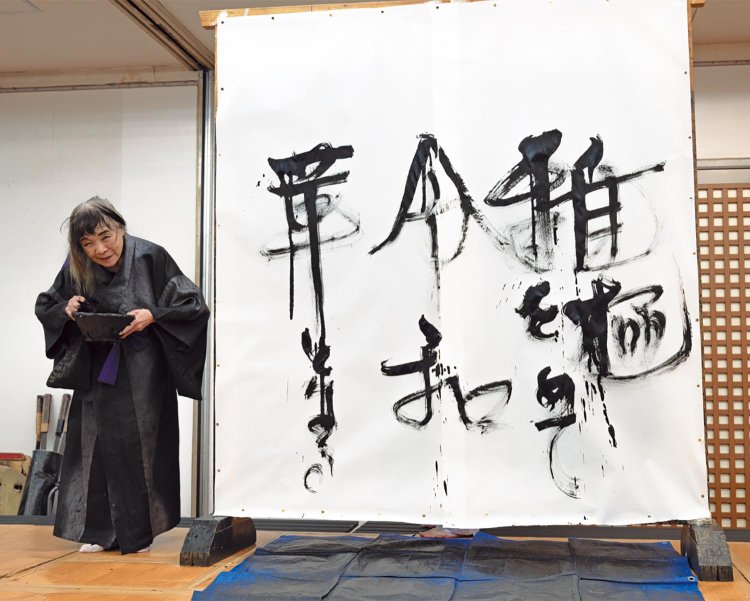 髪の毛で習字まで！