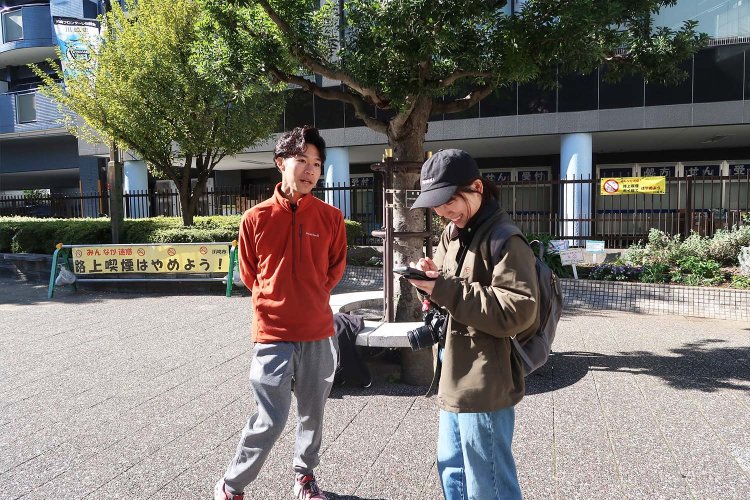 駅前でこのあたりの情報をゲット！