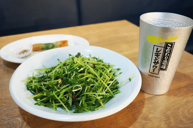 先生、豆苗おいしかったです！