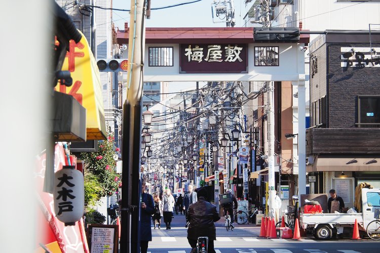 駅西口のぷらもーる梅屋敷商店街からすぐ近く。
