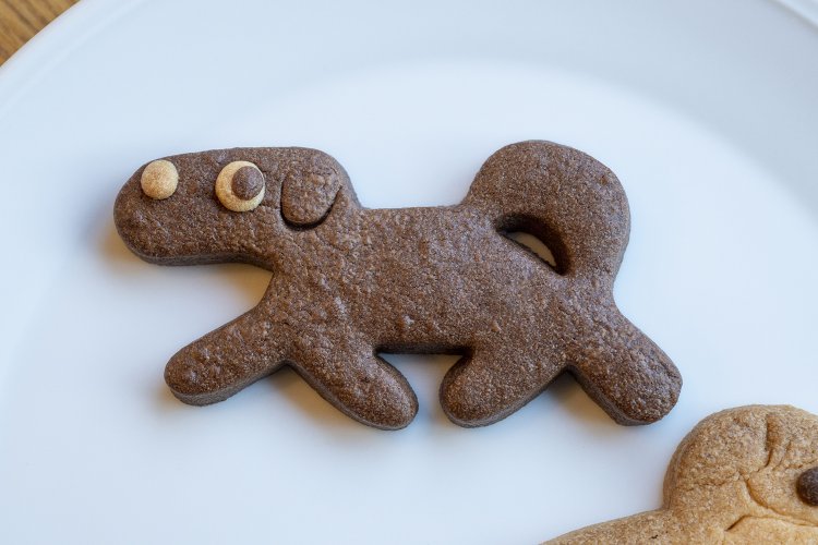 チビお散歩イヌクッキー150円。