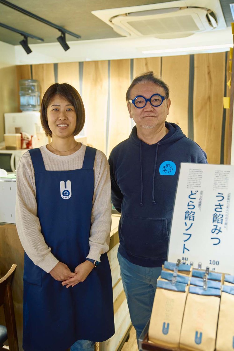 谷口さん（右）はアイデア豊富な職人でもある。