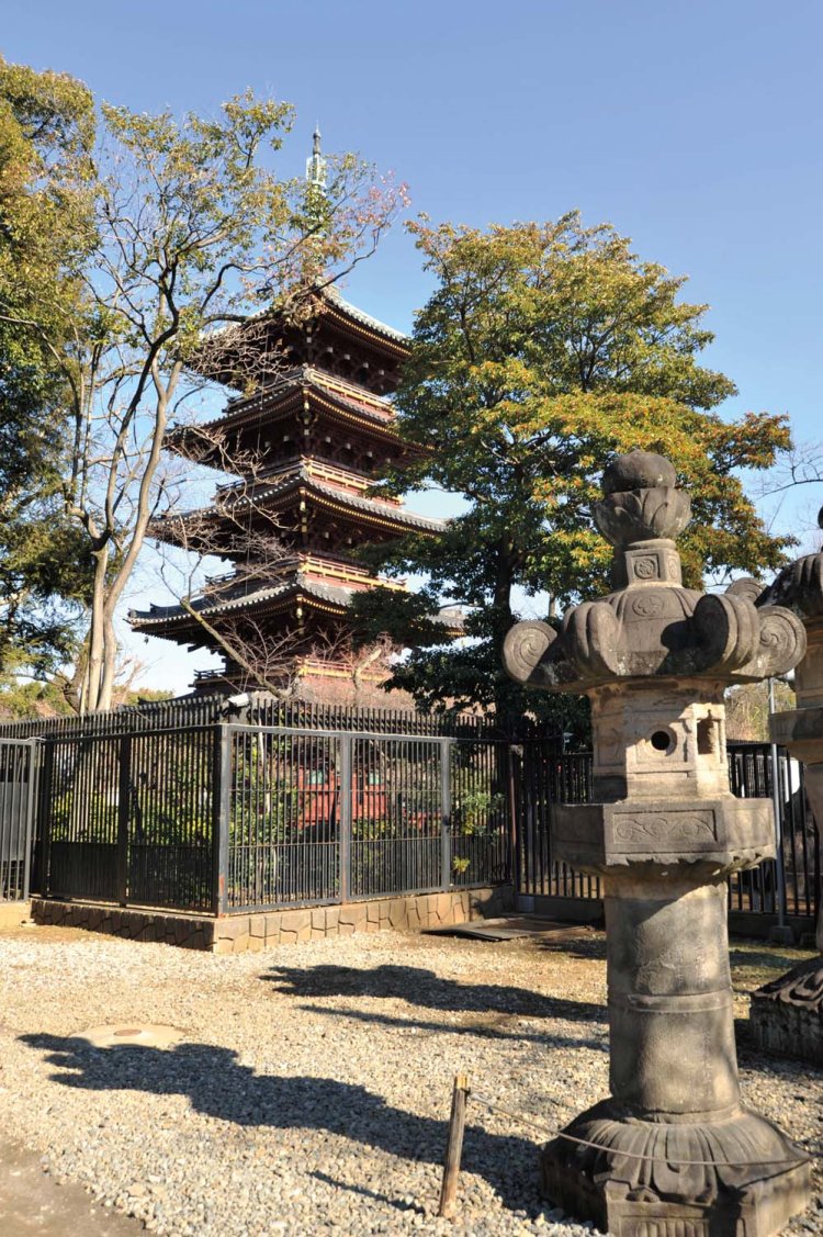 旧寛永寺五重塔
