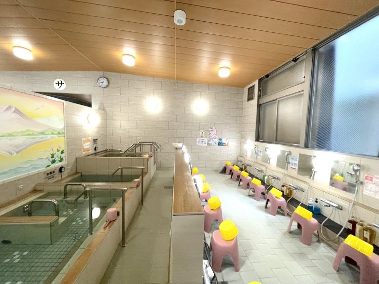 湯船から洗い場が見えない設計。