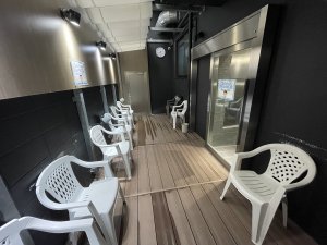 白水湯　外気浴