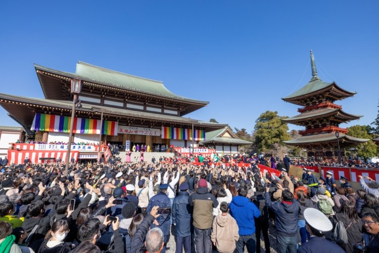 大相撲力士や大河ドラマの俳優も参加！成田山新勝寺で「成田山節分会」が2月3日に開催