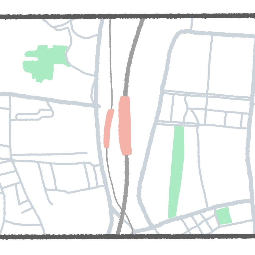 【東京地図クイズ】ここは何駅？ 駅東西の地形の違いがポイントな山手線の駅