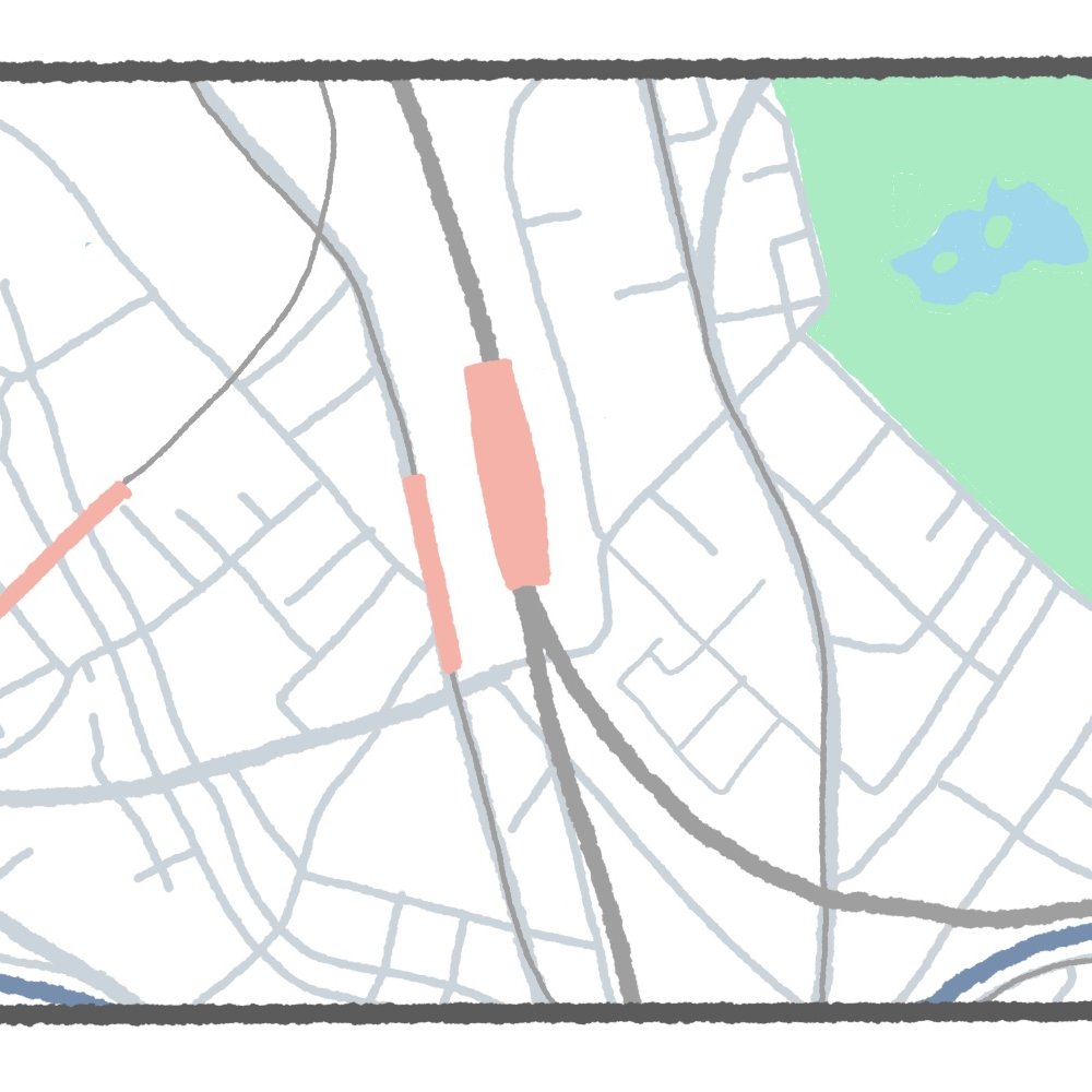 【東京地図クイズ】ここは何駅？ 広い公園が大ヒントな山手線の駅
