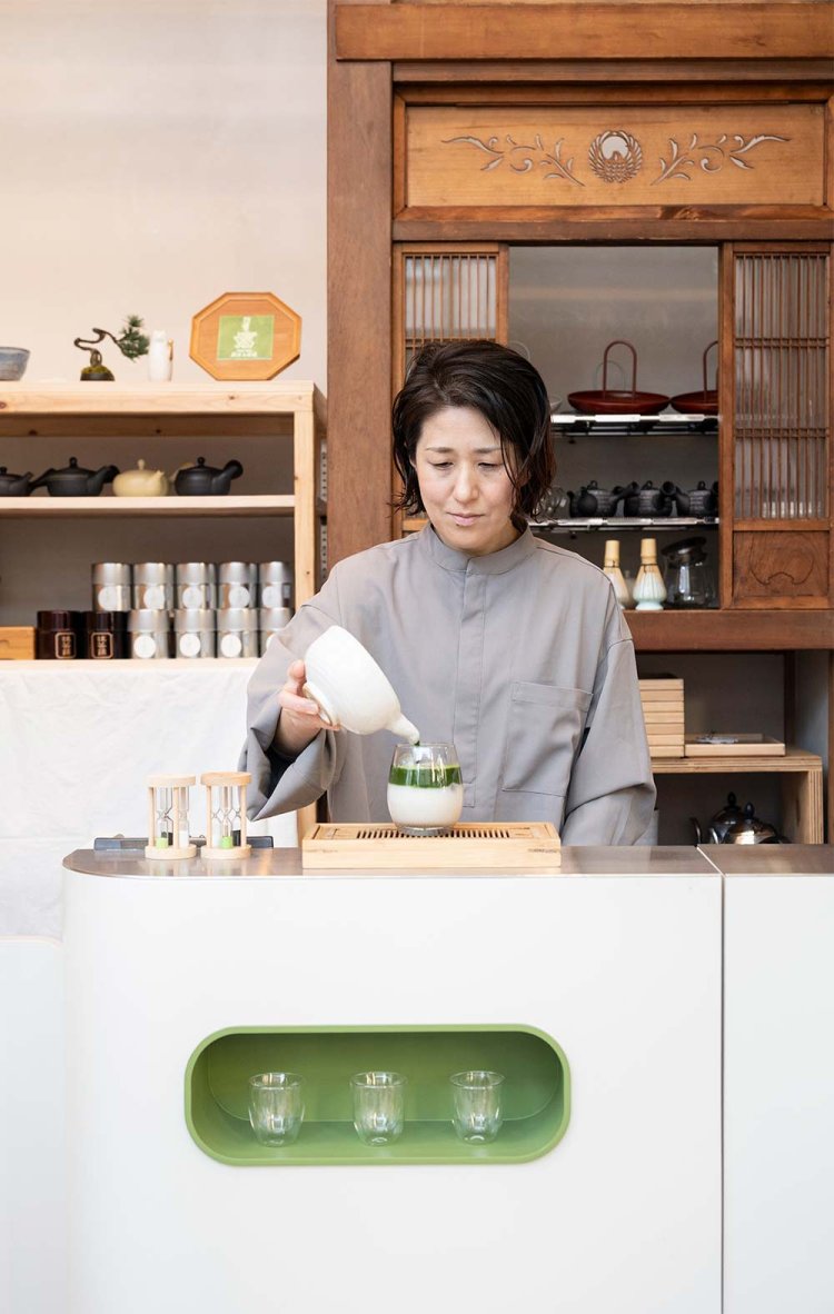 「抹茶＋甘酒は元気をくれます」。